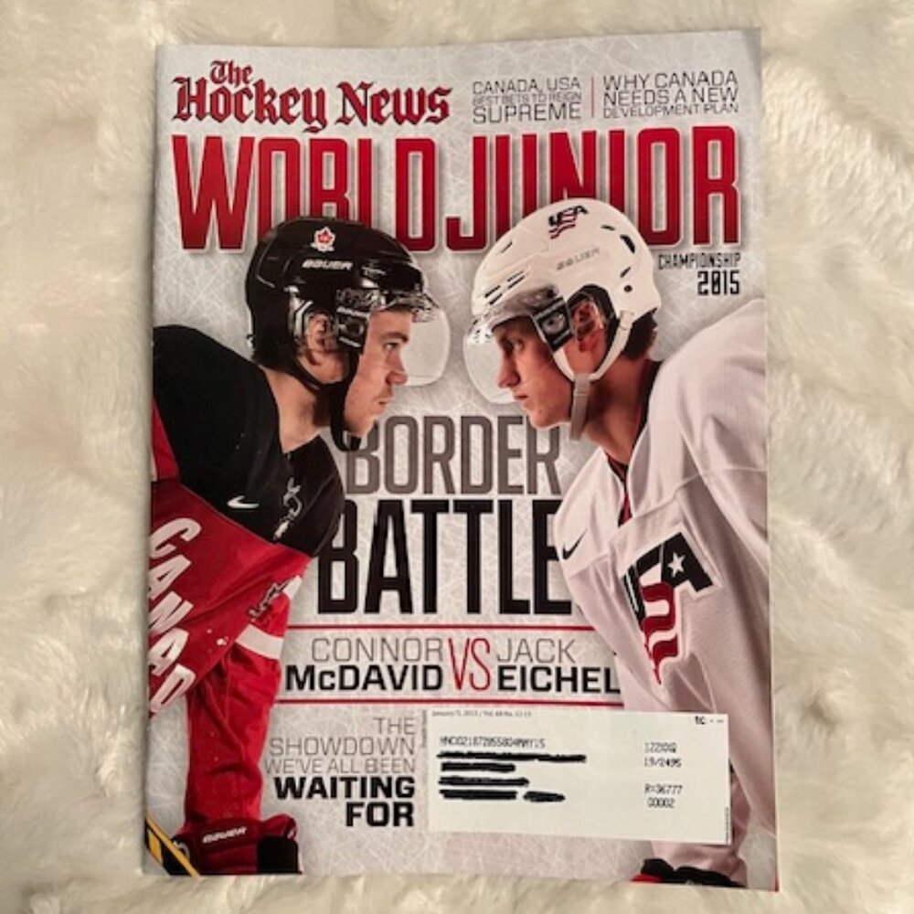 The Hockey News January 5 2015 Vol 68 No 12-13 World Junior 2015 McDavid Eichel
